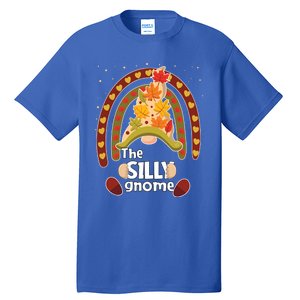 Funny Silly Pumpkin Gnome Pjs Fall Family Matching Gift Tall T-Shirt