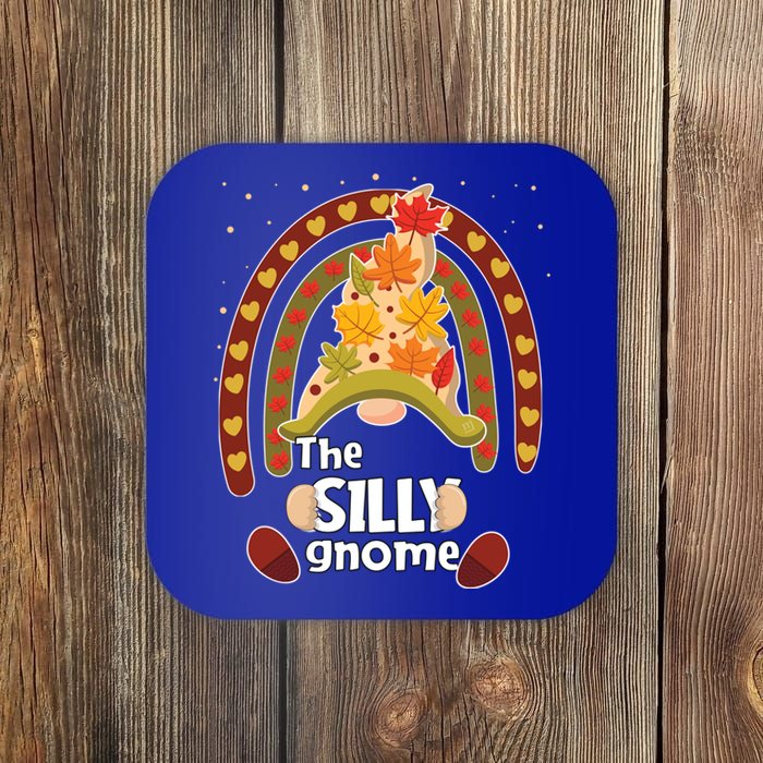 Funny Silly Pumpkin Gnome Pjs Fall Family Matching Gift Coaster