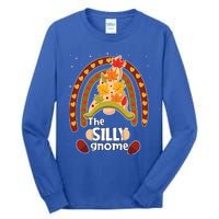 Funny Silly Pumpkin Gnome Pjs Fall Family Matching Gift Tall Long Sleeve T-Shirt