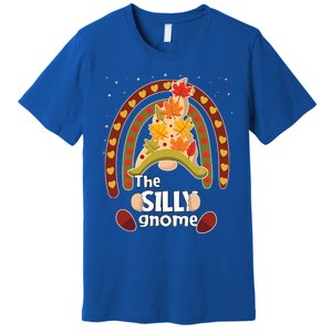 Funny Silly Pumpkin Gnome Pjs Fall Family Matching Gift Premium T-Shirt