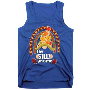 Funny Silly Pumpkin Gnome Pjs Fall Family Matching Gift Tank Top