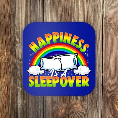 Funny Sleepover Party Happy Fun Birthday Slumber Party Meaningful Gift Coaster