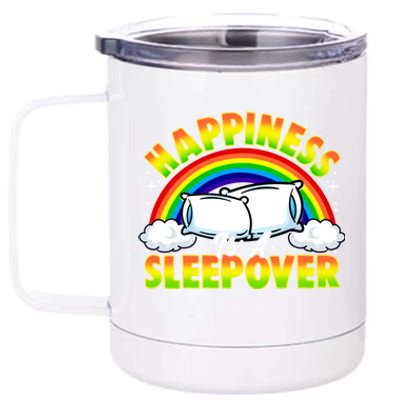 Funny Sleepover Party Happy Fun Birthday Slumber Party Meaningful Gift 12 oz Stainless Steel Tumbler Cup