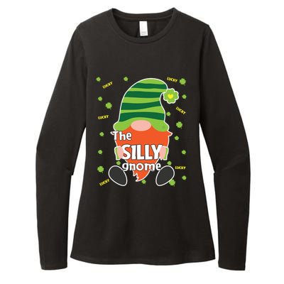 Funny St Patricks Day Silly Gnome Matching Gift Great Gift Womens CVC Long Sleeve Shirt