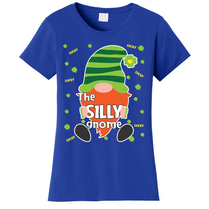 Funny St Patricks Day Silly Gnome Matching Gift Great Gift Women's T-Shirt