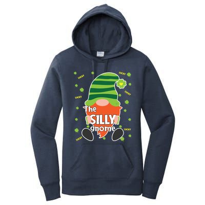 Funny St Patricks Day Silly Gnome Matching Gift Great Gift Women's Pullover Hoodie