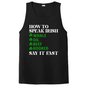 Funny St Patricks Day How To Speak Irish Say It Fast PosiCharge Competitor Tank