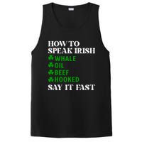 Funny St Patricks Day How To Speak Irish Say It Fast PosiCharge Competitor Tank