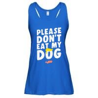 Funny Sayings Please DonT Eat My Dog Ladies Essential Flowy Tank