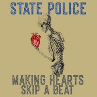 Funny State Police Making Hearts Skip Beat Skeleton Design Long Sleeve Shirt