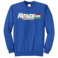 Funny Saint Patricks Day Real Irish Hero Retro Military Gift Sweatshirt