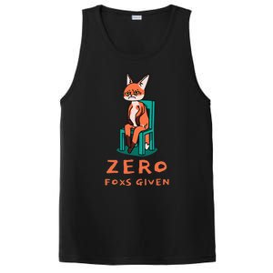 Funny Sarcastic Pun ZERO FOXS GIVEN, PosiCharge Competitor Tank