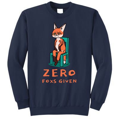 Funny Sarcastic Pun ZERO FOXS GIVEN, Sweatshirt