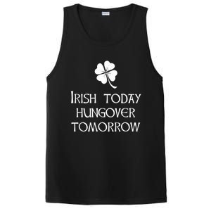 Funny St Patricks Day Irish Today Hungover Tomorrow PosiCharge Competitor Tank