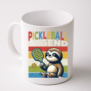 Funny Sloth Pickleball Legend Pickleball Gift Coffee Mug