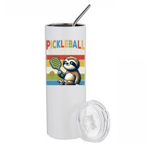 Funny Sloth Pickleball Legend Pickleball Gift Stainless Steel Tumbler