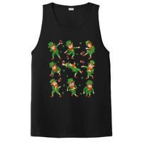 funny St Patricks Day Leprechaun Football Player Clover PosiCharge Competitor Tank