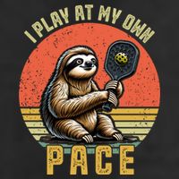 Funny Sloth Pickleball Player And Paddleball Gift Cool Comfort Performance Bucket Hat