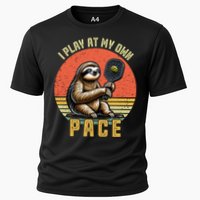 Funny Sloth Pickleball Player And Paddleball Gift Performance Shirt