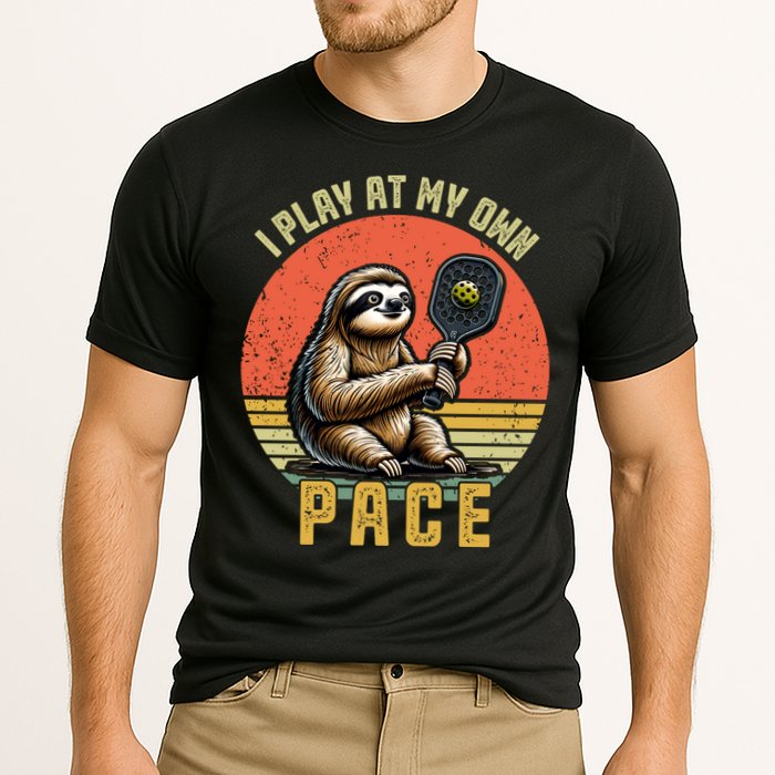 Funny Sloth Pickleball Player And Paddleball Gift Performance Shirt