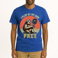 Funny Sloth Pickleball Player And Paddleball Gift Tall T-Shirt