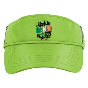 Funny St Patricks Day Made In Ireland 100% Original Adult Drive Performance Visor