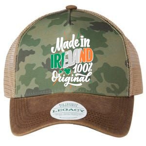 Funny St Patricks Day Made In Ireland 100% Original Legacy Tie Dye Trucker Hat