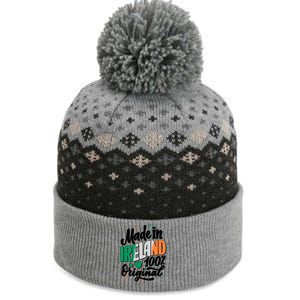 Funny St Patricks Day Made In Ireland 100% Original The Baniff Cuffed Pom Beanie