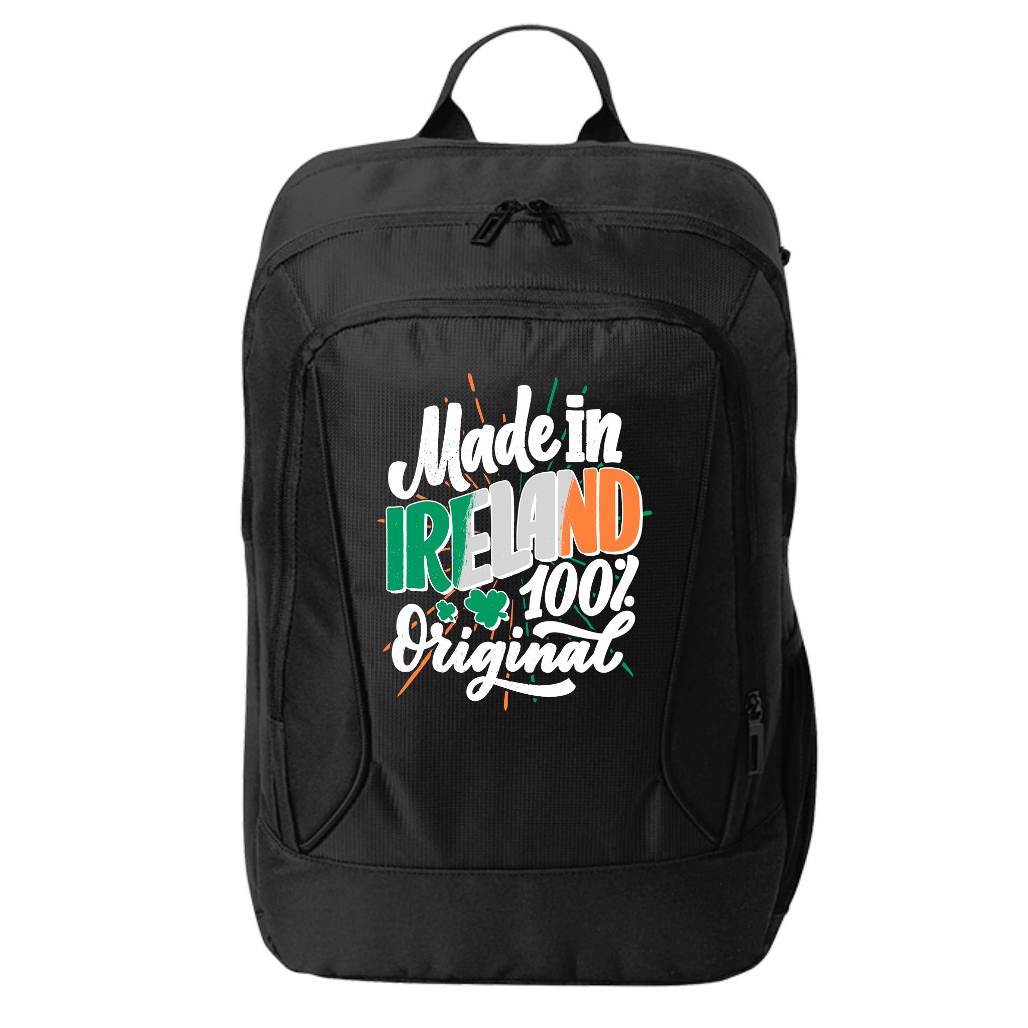 Funny St Patricks Day Made In Ireland 100% Original City Backpack
