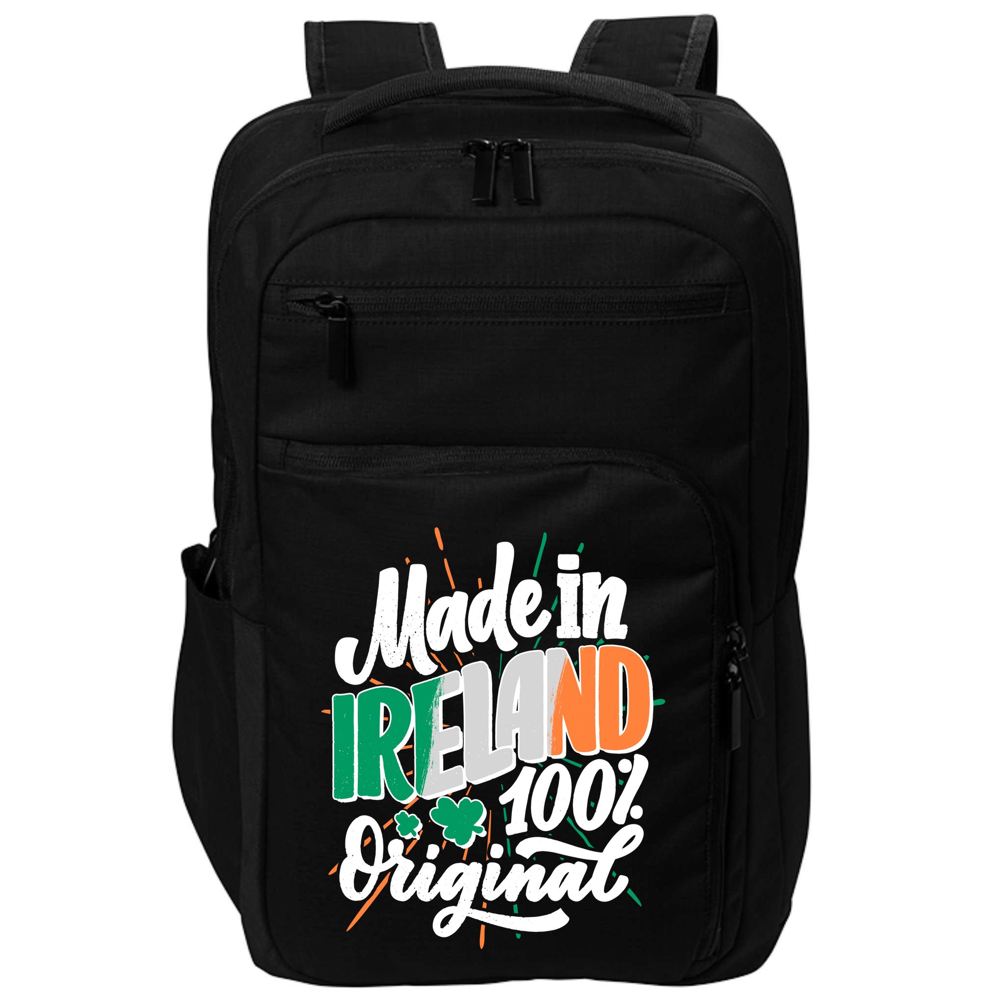Funny St Patricks Day Made In Ireland 100% Original Impact Tech Backpack