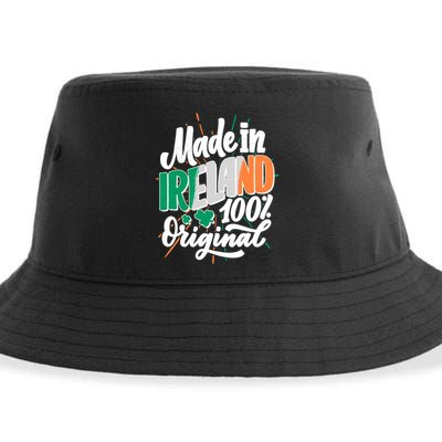 Funny St Patricks Day Made In Ireland 100% Original Sustainable Bucket Hat