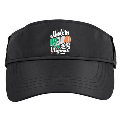 Funny St Patricks Day Made In Ireland 100% Original Adult Drive Performance Visor