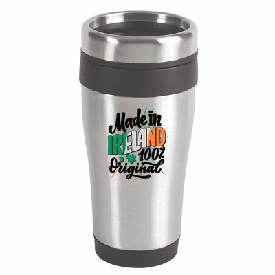 Funny St Patricks Day Made In Ireland 100% Original 16oz Travel Tumbler