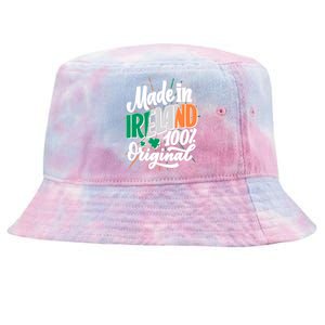 Funny St Patricks Day Made In Ireland 100% Original Tie-Dyed Bucket Hat