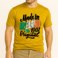 Funny St Patricks Day Made In Ireland 100% Original Cooling Performance Crew T-Shirt