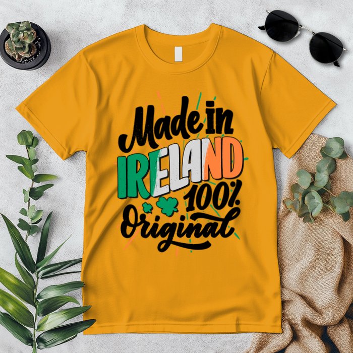 Funny St Patricks Day Made In Ireland 100% Original Premium T-Shirt