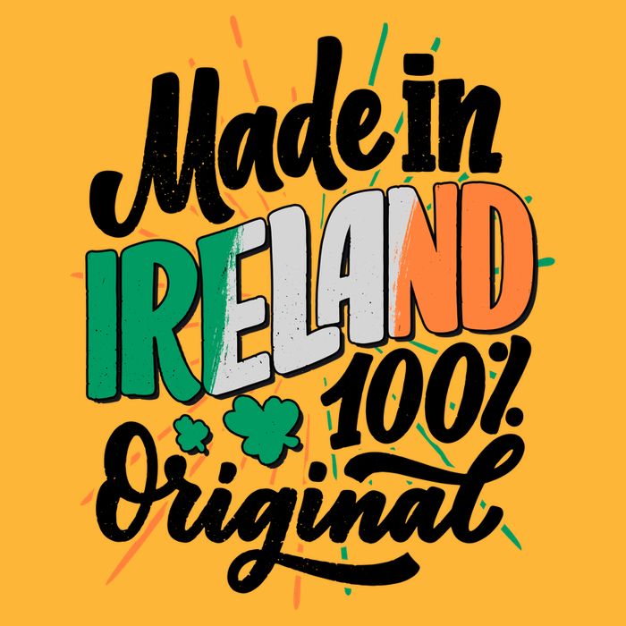 Funny St Patricks Day Made In Ireland 100% Original Premium T-Shirt