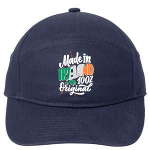 Funny St Patricks Day Made In Ireland 100% Original 7-Panel Snapback Hat