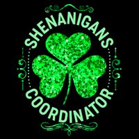Funny St Patrick's Day Shenanigans Coordinator Lucky Shamrock Clover Daily Commute Backpack
