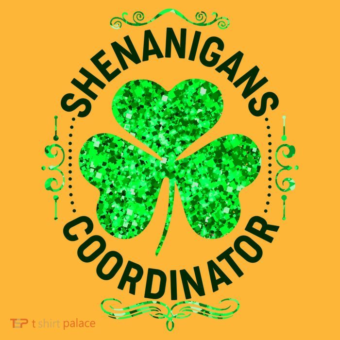 Funny St Patrick's Day Shenanigans Coordinator Lucky Shamrock Clover Sustainable Beanie