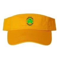 Funny St Patrick's Day Shenanigans Coordinator Lucky Shamrock Clover Valucap Bio-Washed Visor