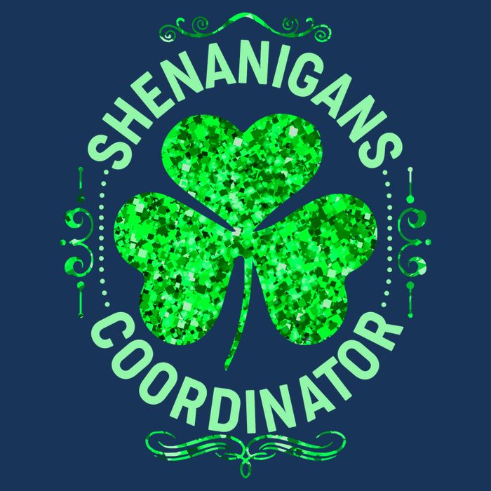 Funny St Patrick's Day Shenanigans Coordinator Lucky Shamrock Clover Infant Baby Jersey Bodysuit