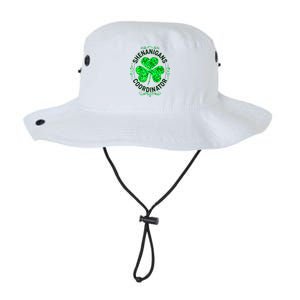 Funny St Patrick's Day Shenanigans Coordinator Lucky Shamrock Clover Legacy Cool Fit Booney Bucket Hat