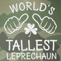 Funny St Patricks Day Gnome Worlds Tallest Leprechaun Legacy Tie Dye Trucker Hat
