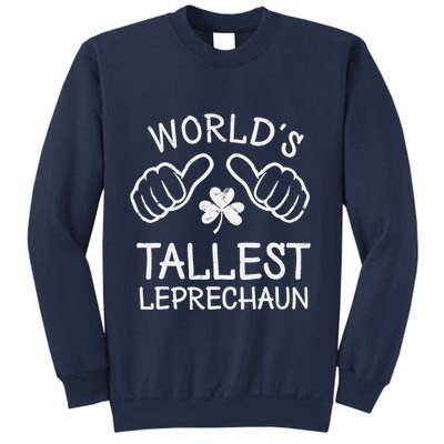 Funny St Patricks Day Gnome Worlds Tallest Leprechaun Sweatshirt