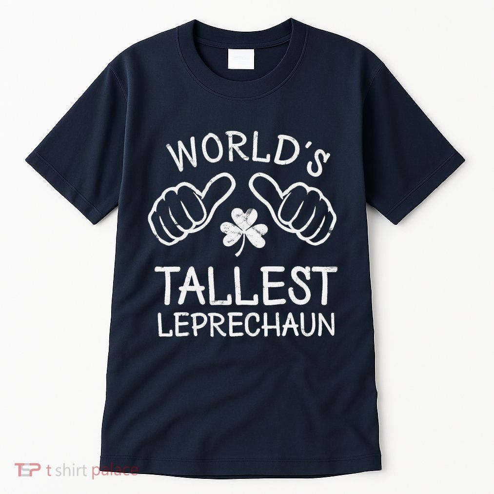 Funny St Patricks Day Gnome Worlds Tallest Leprechaun Tall T-Shirt