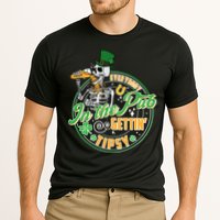 Funny St Patricks Day Everybody In The Pub Gettin Tipsy Skeleton Beer Performance Shirt
