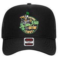 Funny St Patricks Day Everybody In The Pub Gettin Tipsy Skeleton Beer Hat