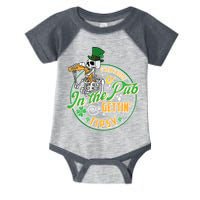 Funny St Patricks Day Everybody In The Pub Gettin Tipsy Skeleton Beer Infant Baby Jersey Bodysuit