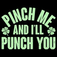 Funny St Patrick's Day Pinch Me And I'll Punch You Kids Hoodie